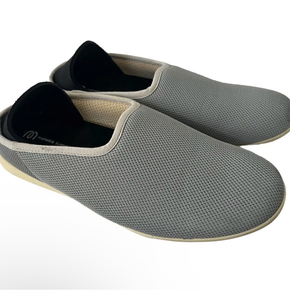mahabis Summer Classic Gray Slippers Sz 42 / Womens 10.5-11 / Mens 8.5-9